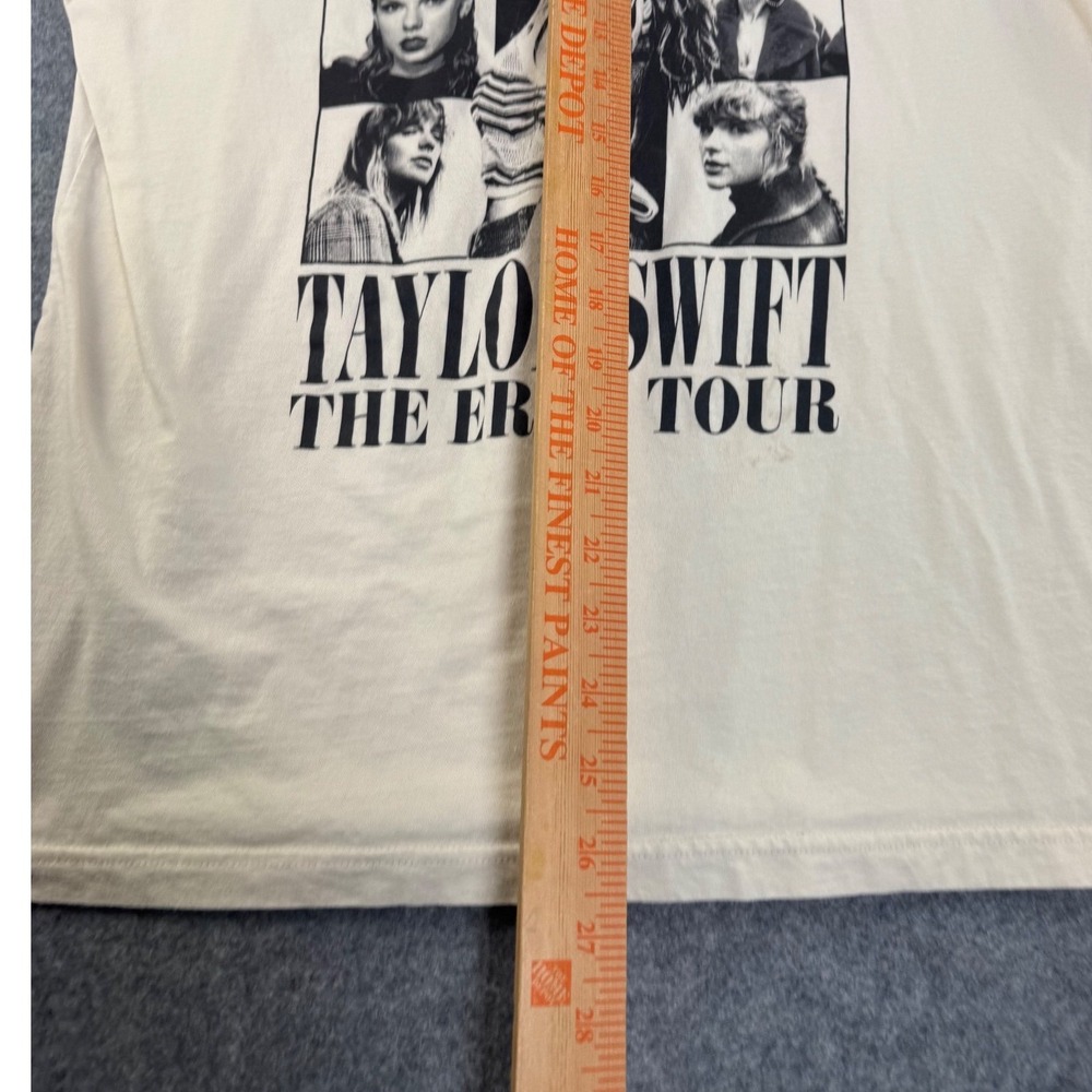 Taylor Swift The Eras Tour Graphic T Shirt Beige Large Cotton - Picture 4 of 8